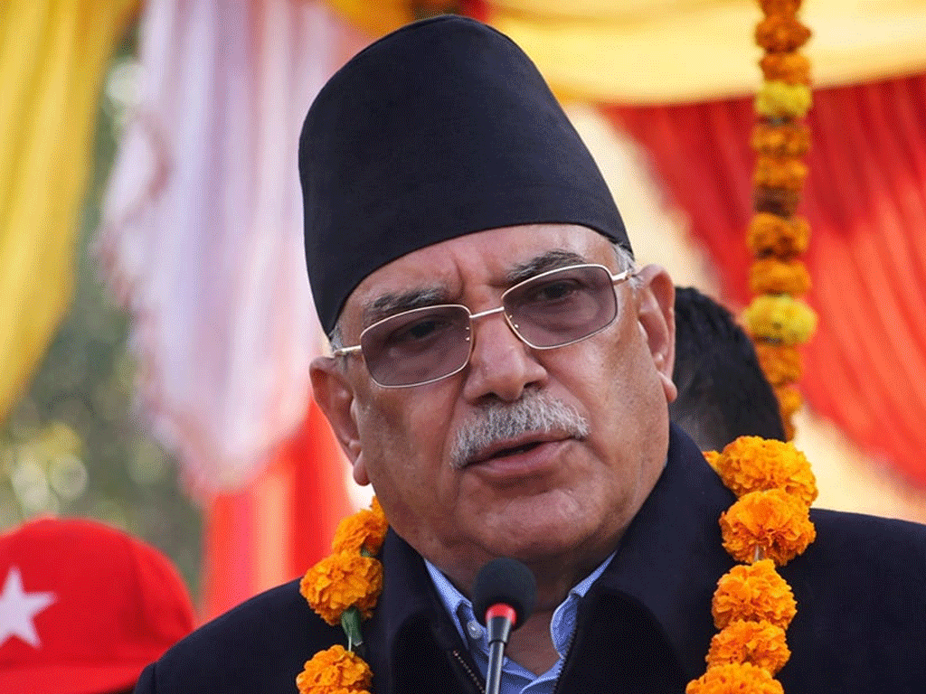 रोल्पाबाट प्रचण्डले चुनावी अपिलसहित सार्वजनिक सम्बोधन गर्ने