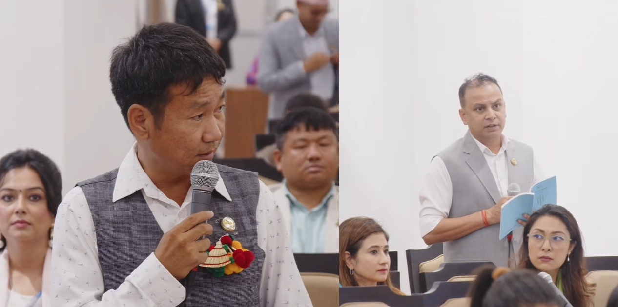 मन्त्रीको जवाफप्रति असन्तुष्टि जनाएपछि हर्कलाई संसदीय नियम पालना गर्न मनिष झाको आग्रह